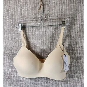 KNIX WingWoman Contour Wireless Bra Womens 7 Dune Beige Comfort NWI